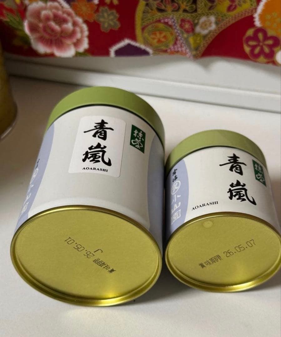 丸久小山園　青嵐　100g缶入り40g缶　【2缶セット】 京都宇治丸久小山園