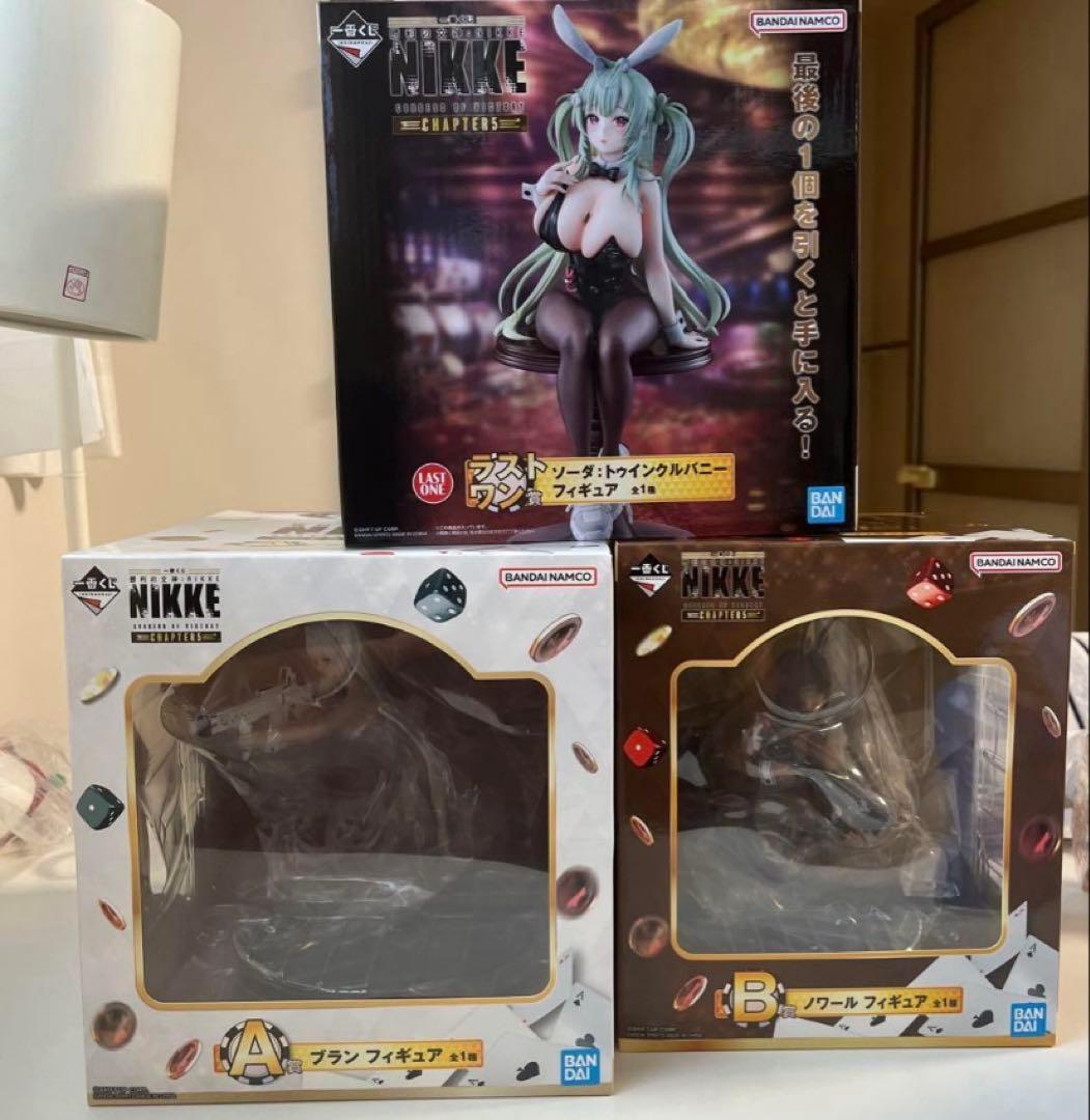 ニケ 一番くじ 勝利の女神 NIKKE　A賞 B賞 F 賞　ラストワン　おまけ付