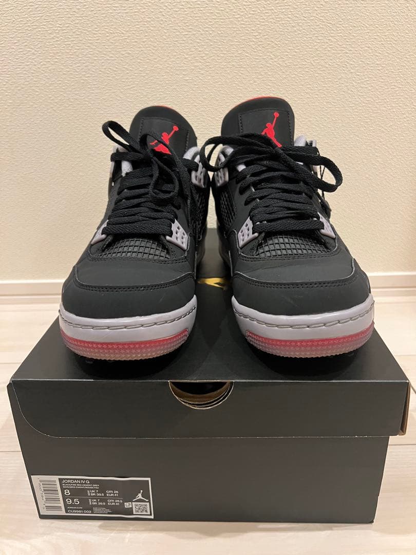 Nike エアジョーダン4 Golf Bred 26.0cm 良品