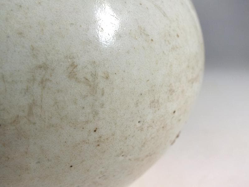 ☆*古陶磁* 李朝白磁壺 コレクターより ☆A13