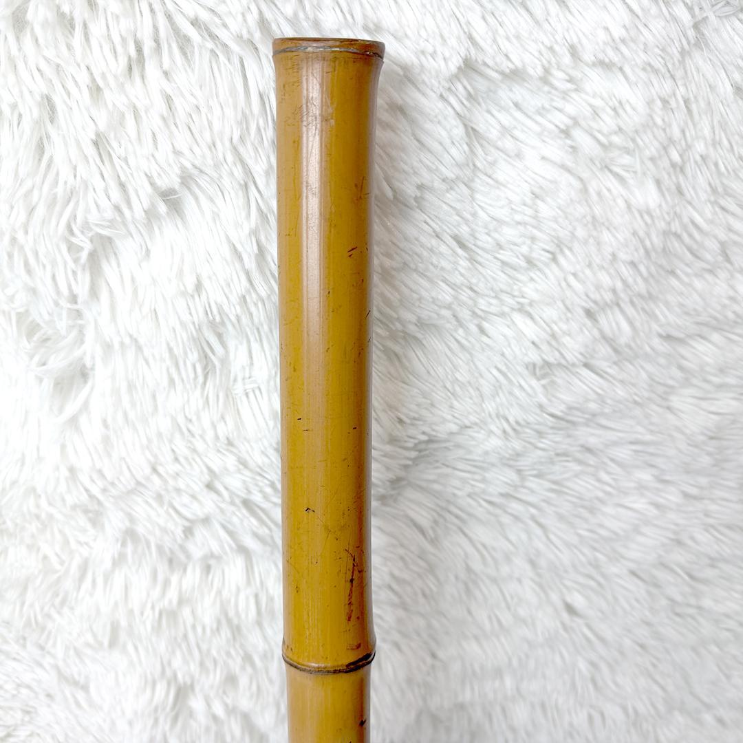 尺八 2尺1寸 65cm 和楽器 延べ管 都山流 ヴィンテージ 工芸品