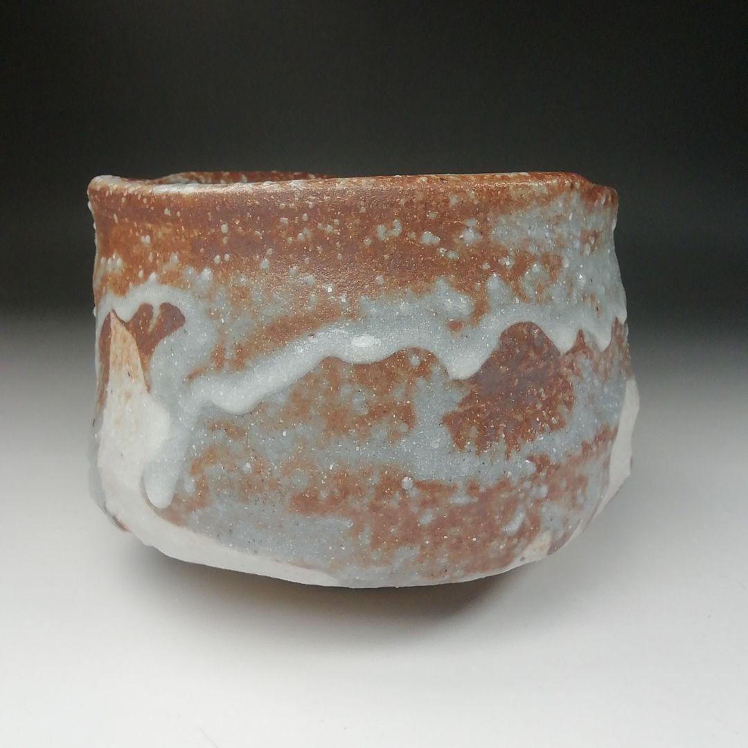 Ｔ４９２　茶碗　『鼡志野』『土渕善丕氏 造』　共箱　抹茶碗　茶道具