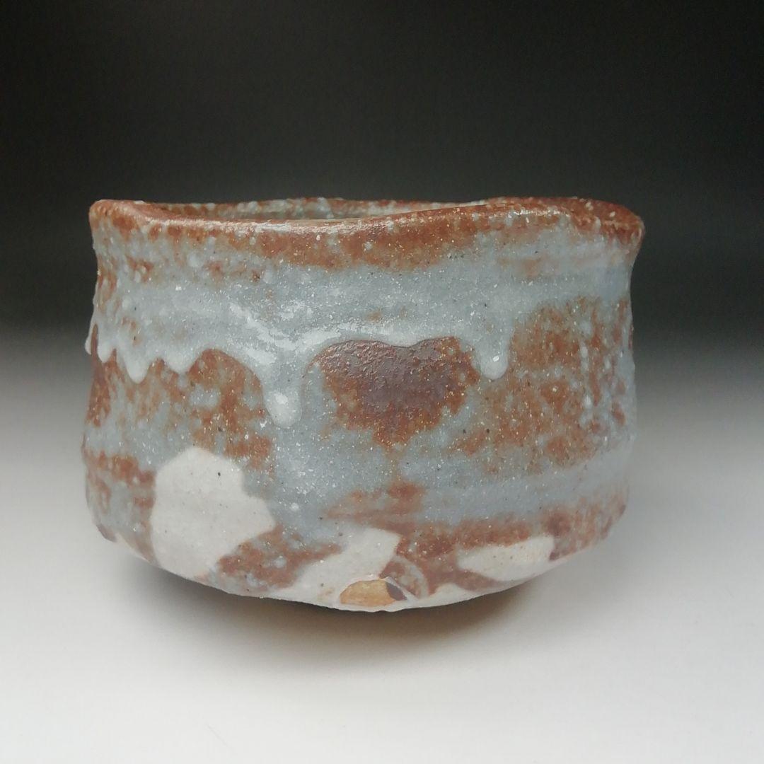 Ｔ４９２　茶碗　『鼡志野』『土渕善丕氏 造』　共箱　抹茶碗　茶道具