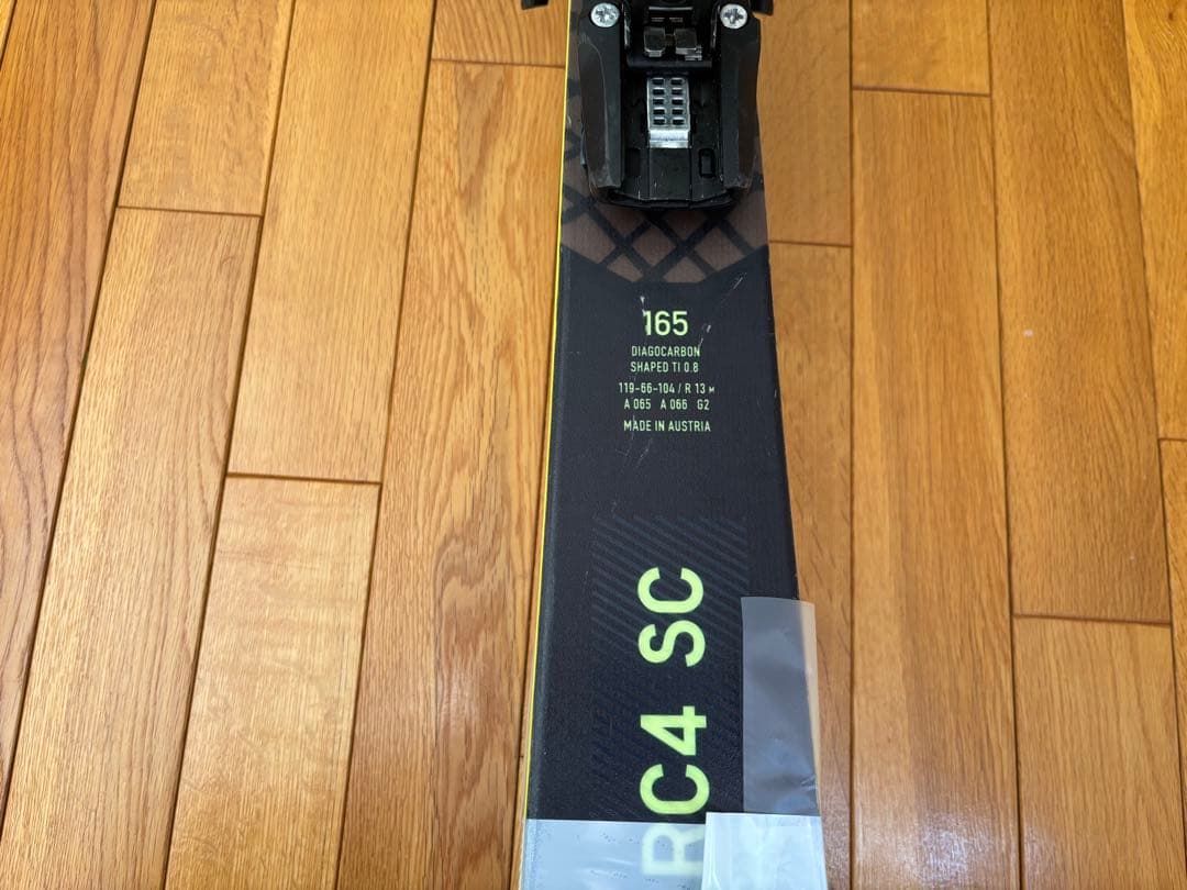 FISCHER RC4 SC 165cm M/Oプレート チューンナップ後未使用