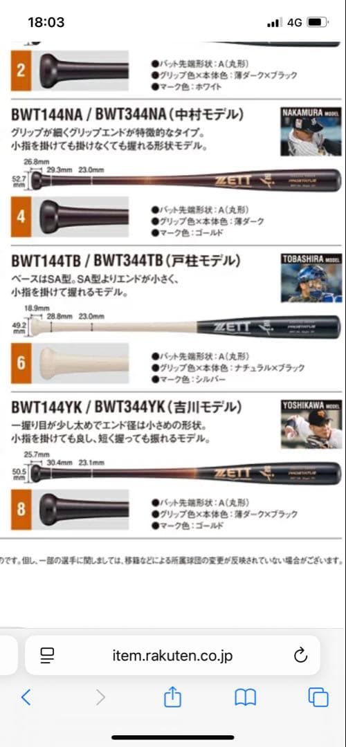 ZETT PROSTATUS 軟式バット