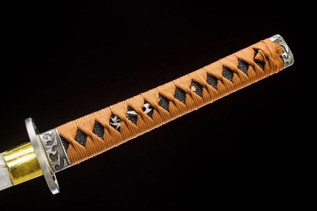 1057-武具 刀装具 日本刀　模造刀 居合刀 武士道 武蔵 鑑賞用 手鍛造打