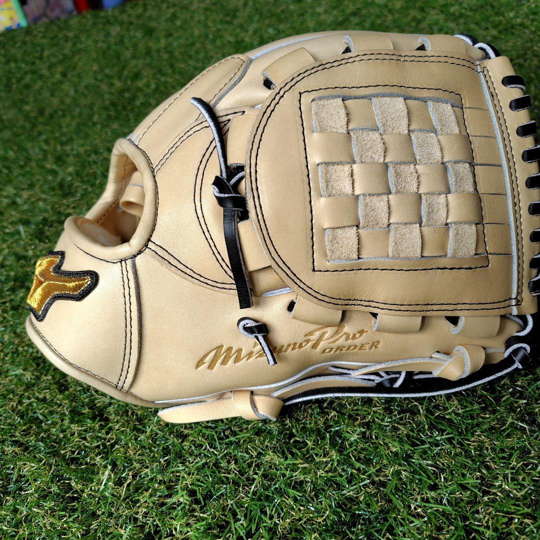 新品ミズノプロ 軟式オプションオーダーHAGAJAPANグローブ 坂本モデル