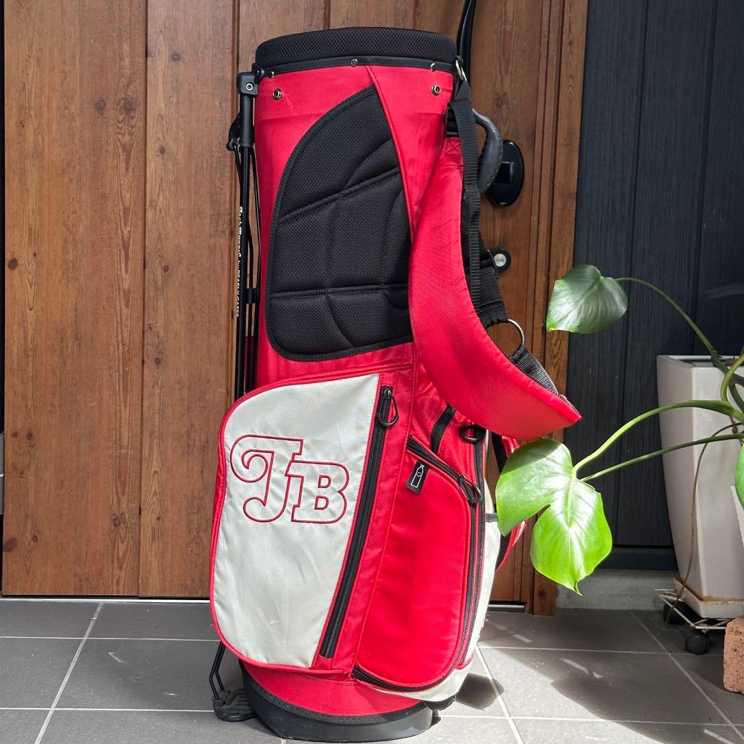 Jack Bunny キャディバッグ レッド/ホワイト