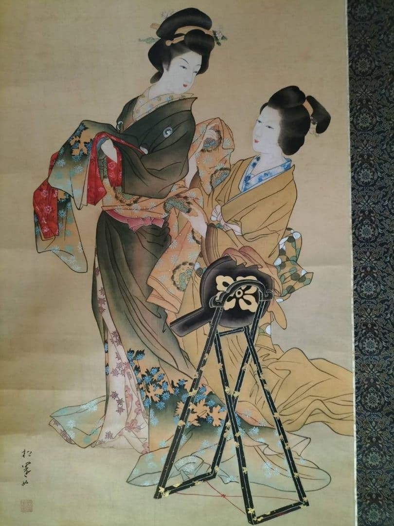 上村松園 原画 送料無料