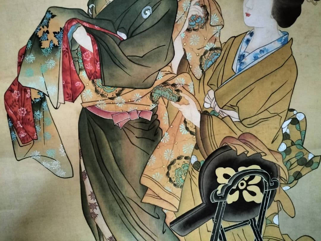 上村松園 原画 送料無料