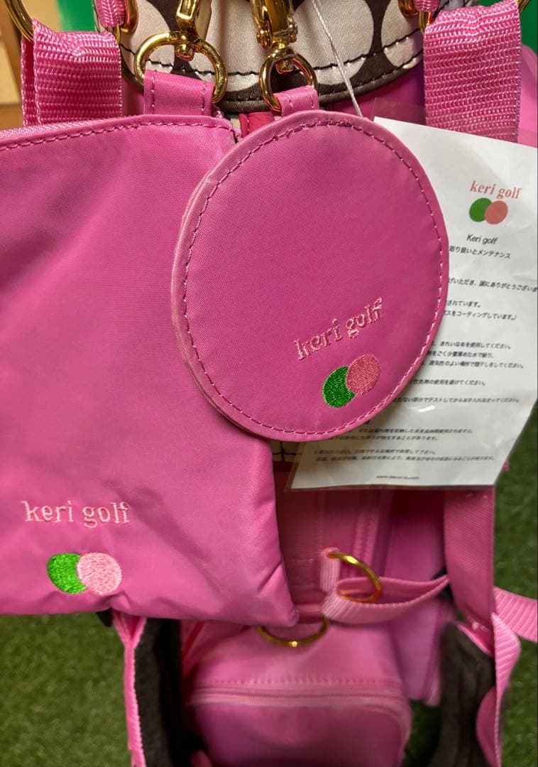 未使用品　レディース　Keri golf スタンド式キャディバッグ
