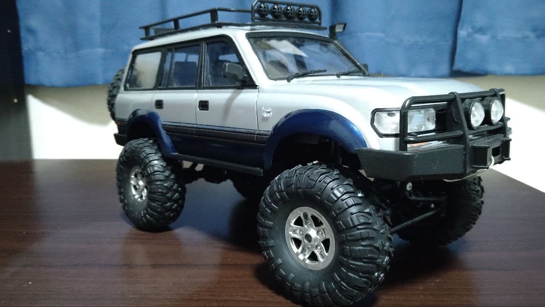 WPL C24改　C54..1 ランクル80ボディ搭載　製作車　1/16