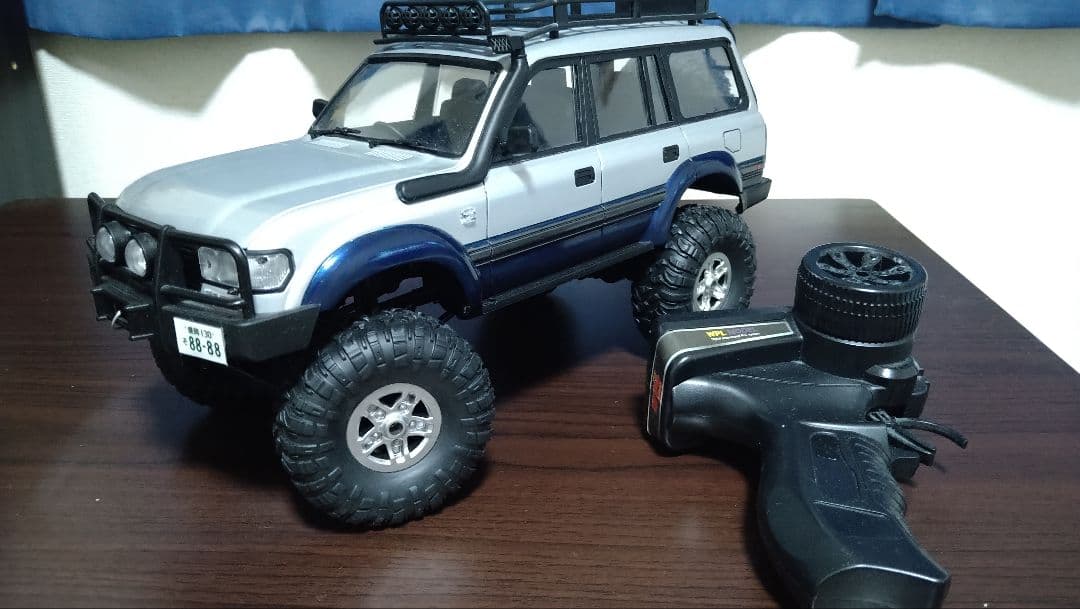 WPL C24改　C54..1 ランクル80ボディ搭載　製作車　1/16