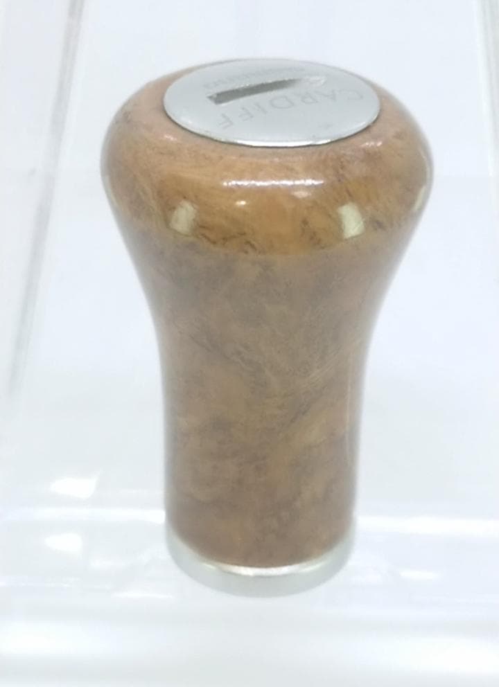 良品　シマノ　夢屋　花梨　カーディフ　ハンドルノブ　シルバー