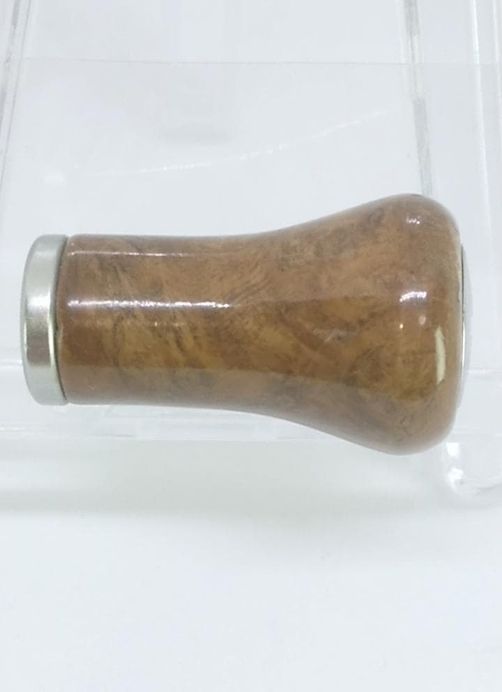 良品　シマノ　夢屋　花梨　カーディフ　ハンドルノブ　シルバー