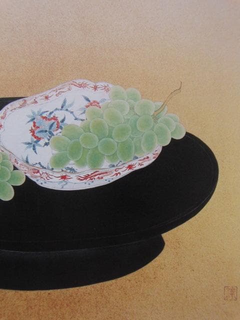 三井淳生、【圓卓爽果】、希少な額装用画集より、新品額装付、状態良好