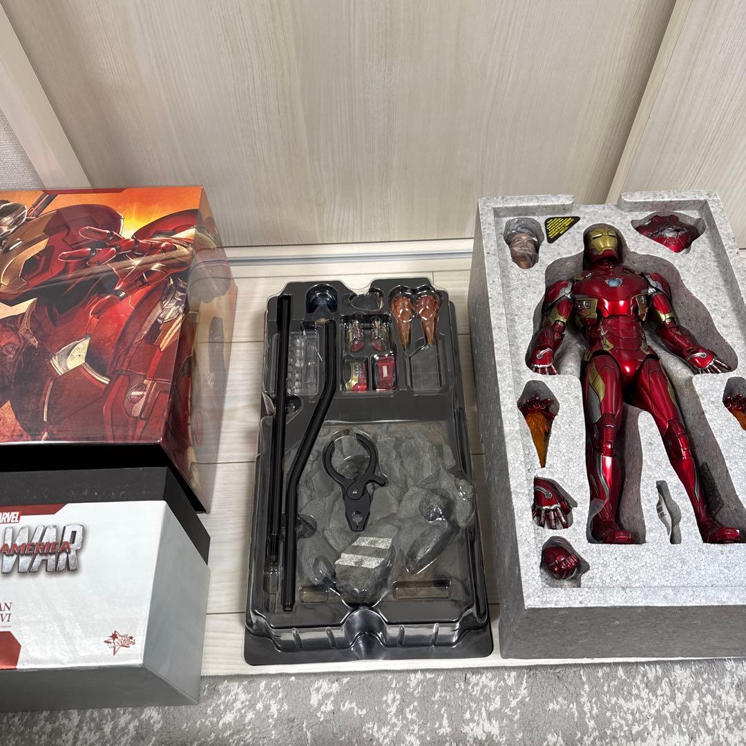 ホットトイズ　アイアンマン マーク46 シビル・ウォー フィギュア