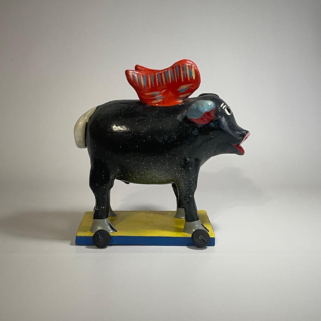 ヴィンテージ メキシコ トナラ フォークアート オブジェ