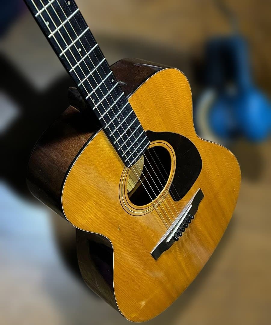 ★　弾き込まれた綺麗な音色　YAMAHA ビンテージFG110赤ラベル試聴動画有