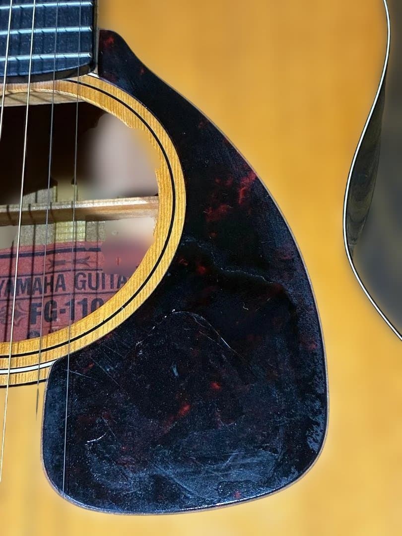 ★　弾き込まれた綺麗な音色　YAMAHA ビンテージFG110赤ラベル試聴動画有