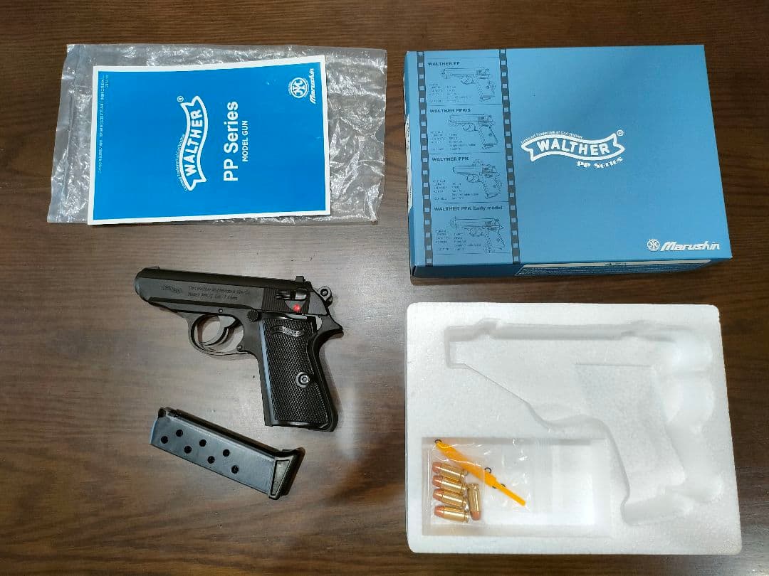 マルシン　ワルサー PPK/S モデルガン　ブラックHW