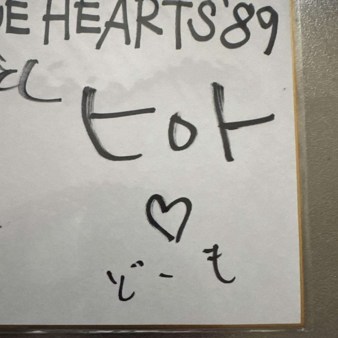 激レア　THE BLUE HEARTS サイン入りアート 1989年