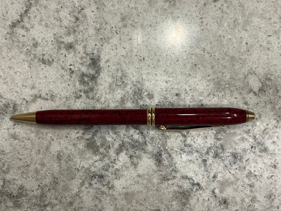 CROSS タウンゼント カーディナル レッドラッカー マーブル　シャープペン