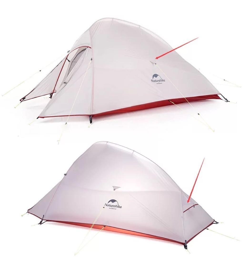 Naturehike-3人用の超軽量キャンプテント