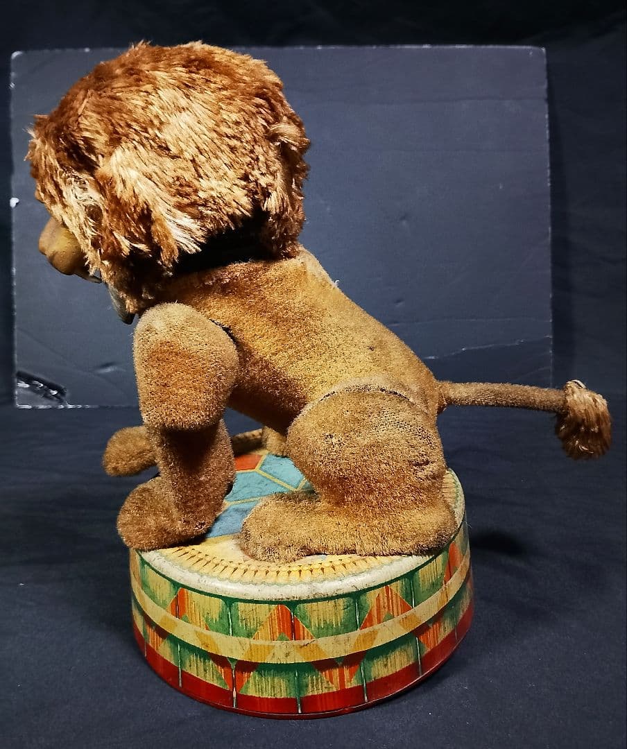 ★希少品 1950年 岩谷製作所 ブリキ サーカス ライオン 昭和レトロ 玩具