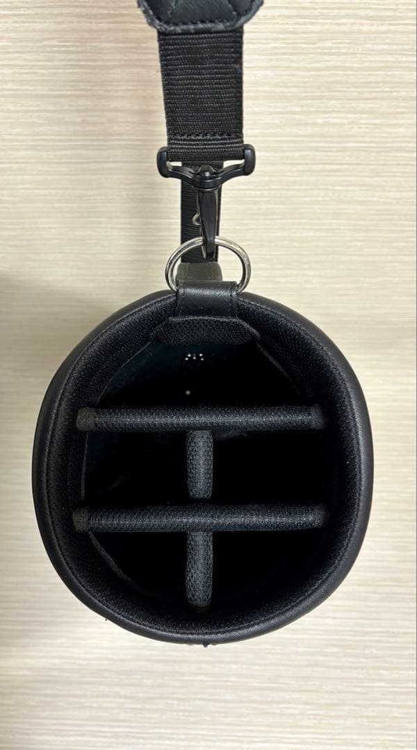 adidas Three Stripe Life キャディバッグ　黒