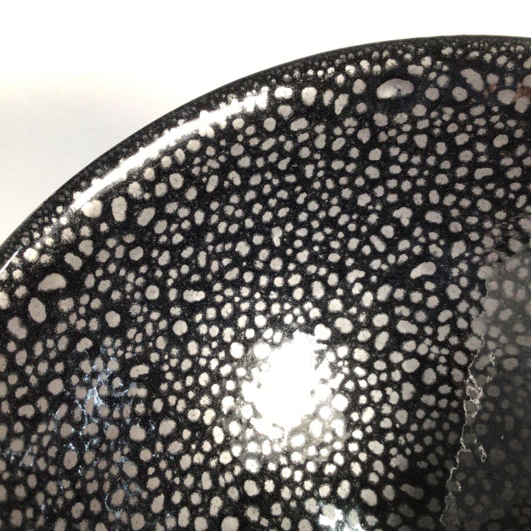 Ｍ１６２　茶碗　『清水保孝造』『油滴茶碗』　抹茶碗　共箱　茶道具