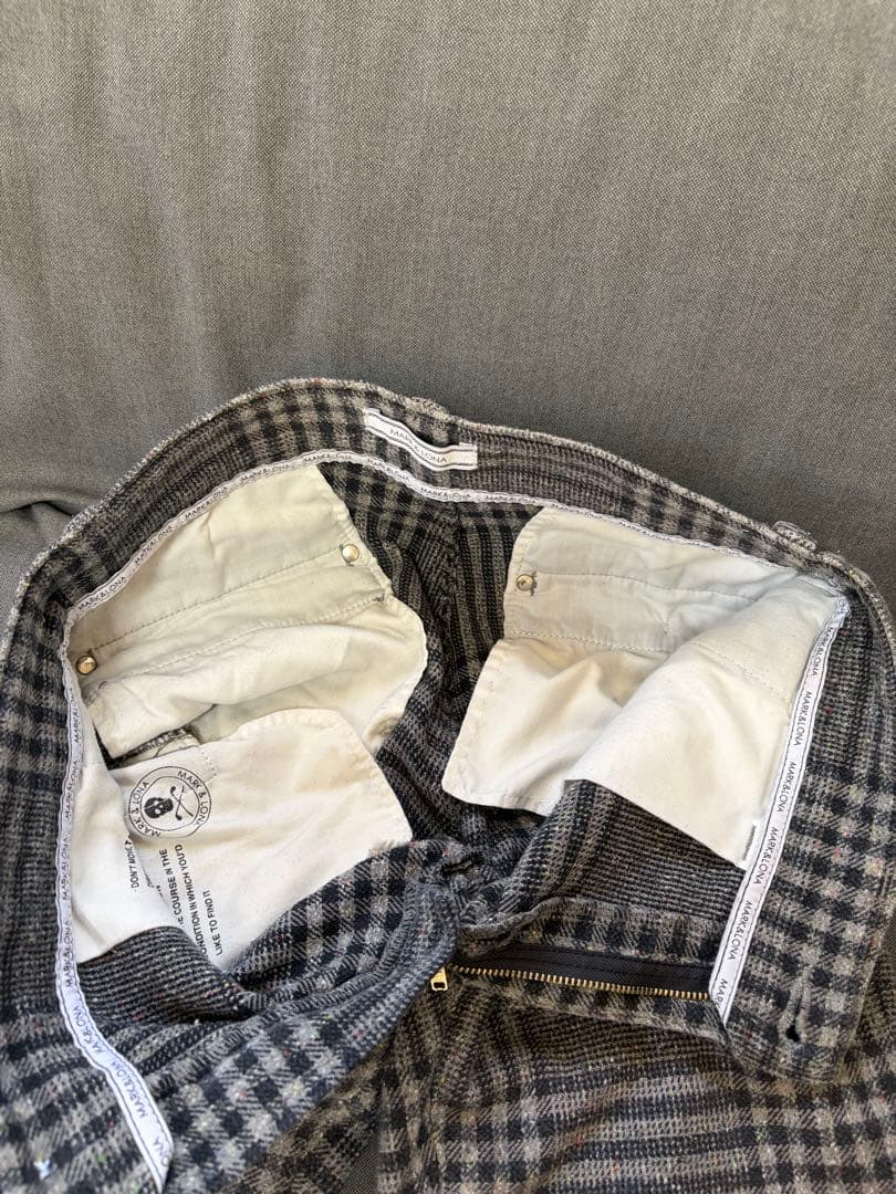 MARK & LONA（マークアンドロナ）パンツ　ズボン　チェック柄　ストレッチ