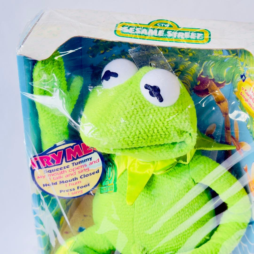 【未開封、新品】　ジム・ヘンソン おしゃべりカーミット ぬいぐるみ