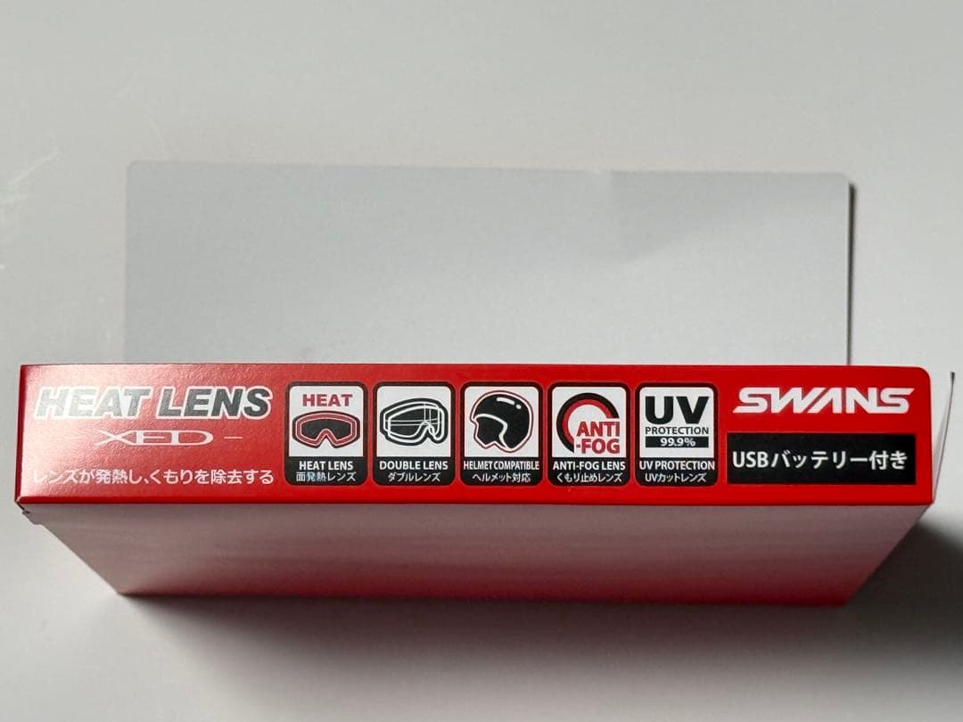 SWANS 発熱レンズ ゴーグル HELI-XED