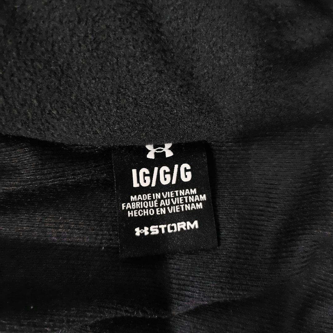 新品未使用 アンダーアーマー ロングコート ベンチコート サッカー L ブラック