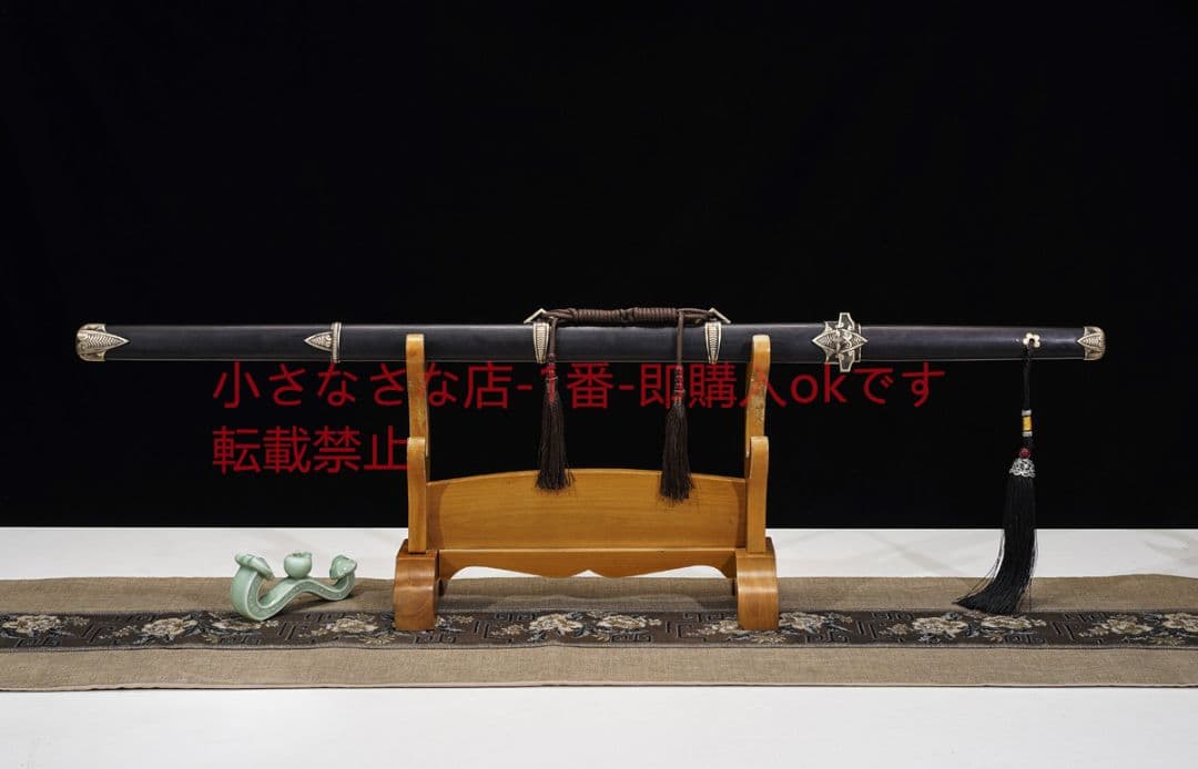 唐横刀百錬文紋鋼 古兵器 武具 刀装具 日本刀 模造刀 居合刀