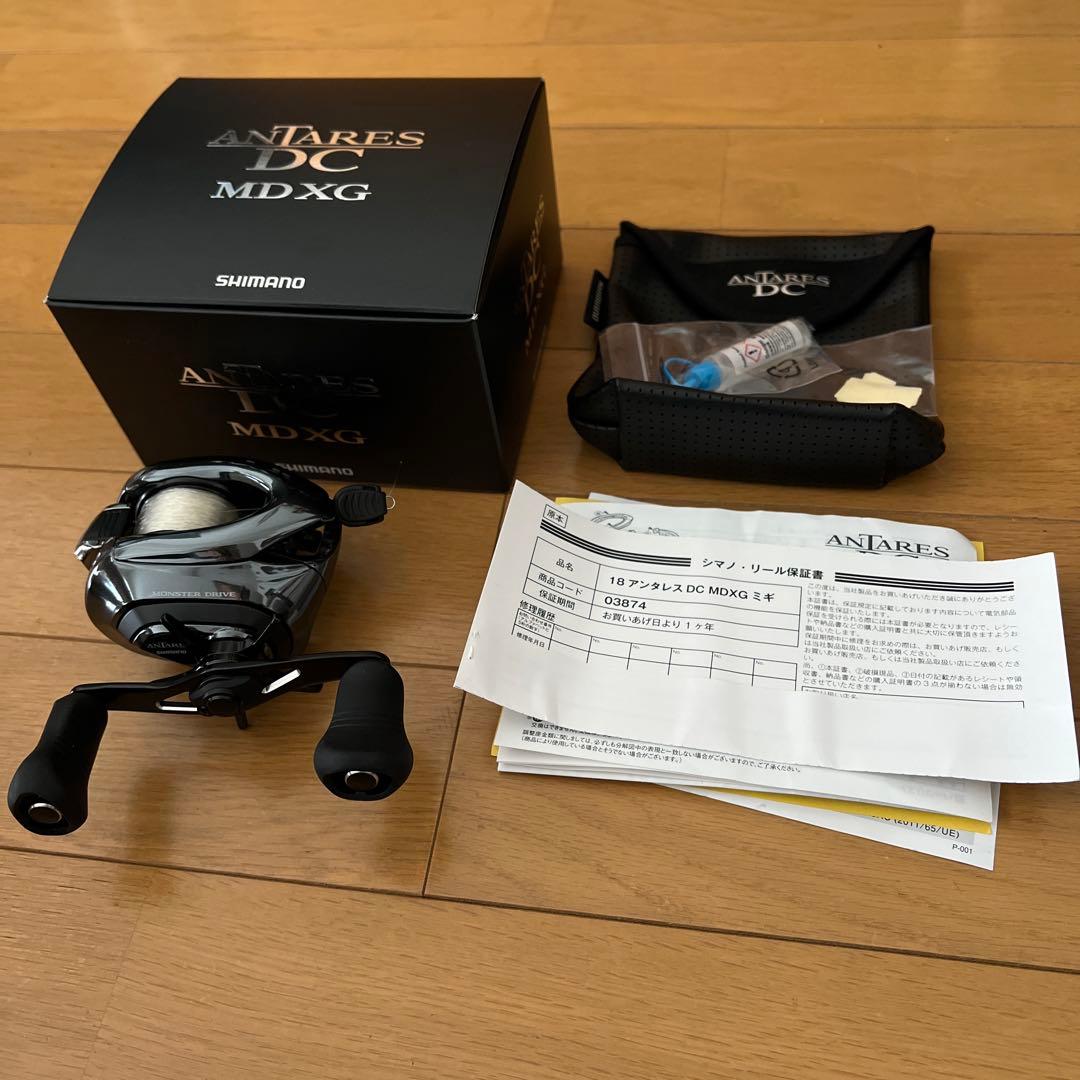 ❤️極美品❤️人気のシマノSHIMANOベイトリール18アンタレスDC MD XG右