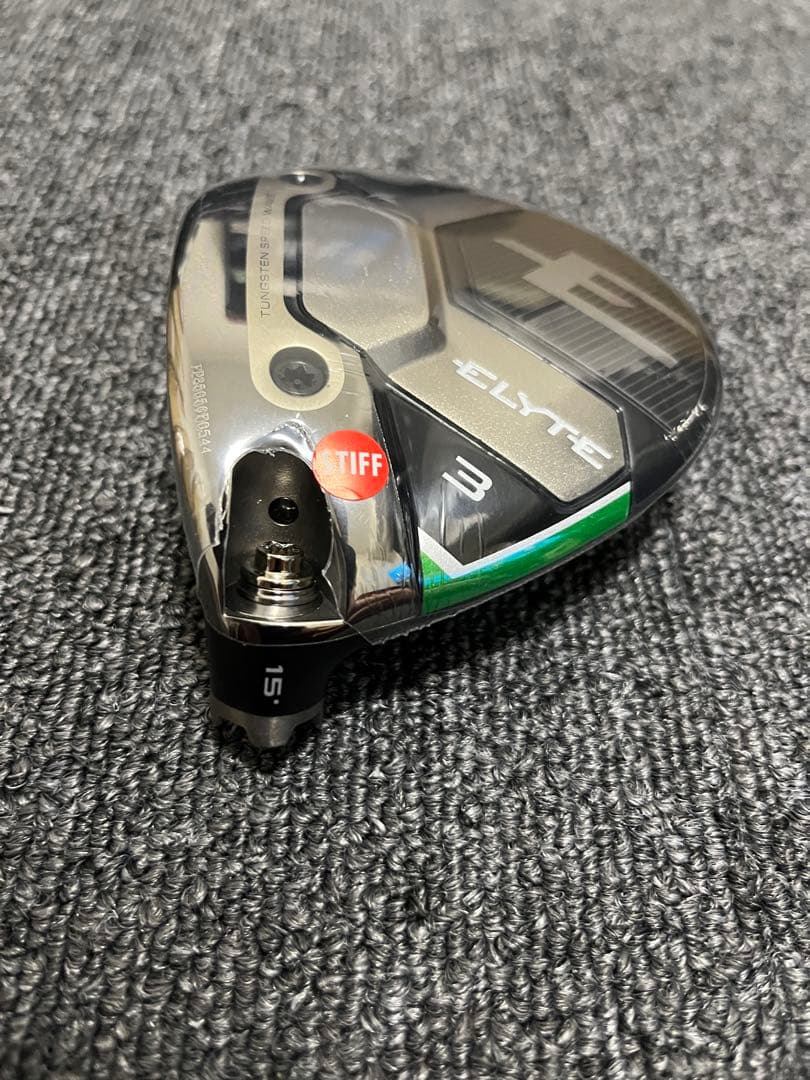 （新品）callaway エリート　3W 15度 ヘッドのみ　レフティ