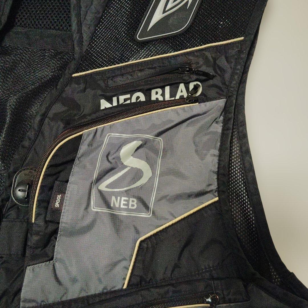 下野　シモツケ　SHIMOTSUKI NEO BLAD 鮎ベスト LL ブラック