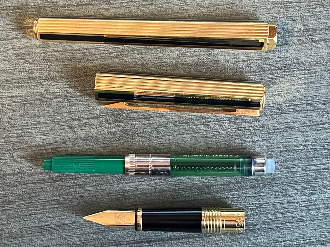 【稀少】カランダッシュ（Caran d’Ache）万年筆 18金 EF（極細）