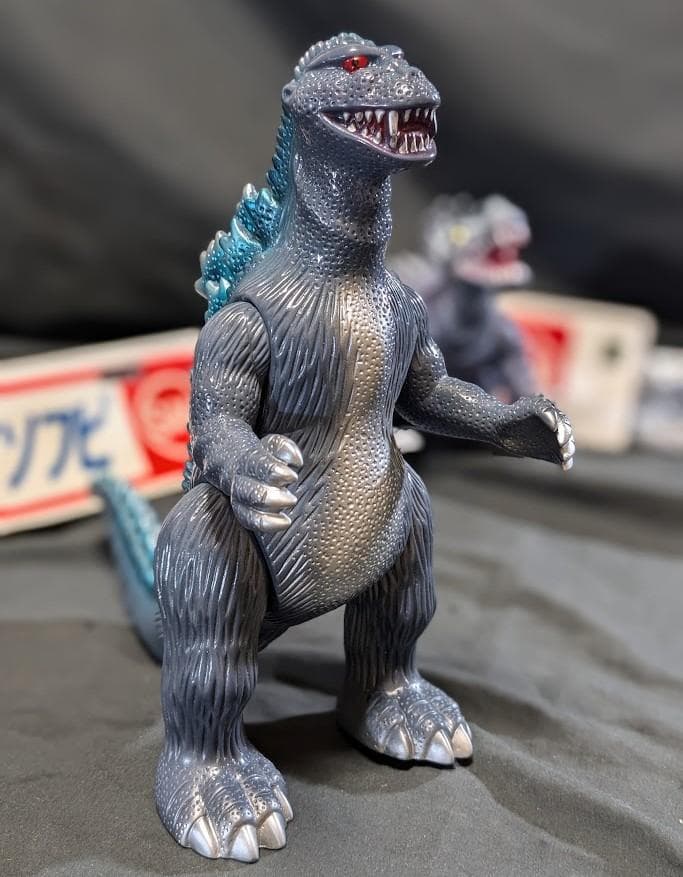 逆襲ゴジラ＆アンギラス（マルサン）ソフビフィギュア２体セット