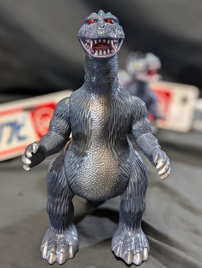 逆襲ゴジラ＆アンギラス（マルサン）ソフビフィギュア２体セット