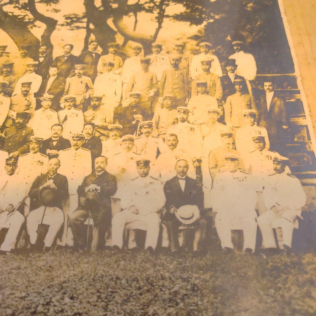 日露戦争出征記念写真撮影　紅葉山於　明治37年6月