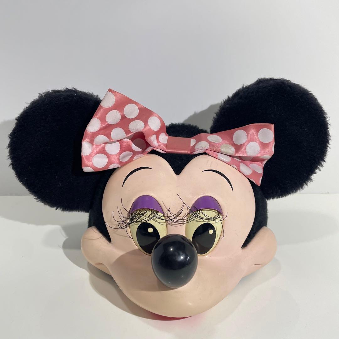 レア ディズニー ファンキャップ ミッキー ミニー 3D 帽子 当時物