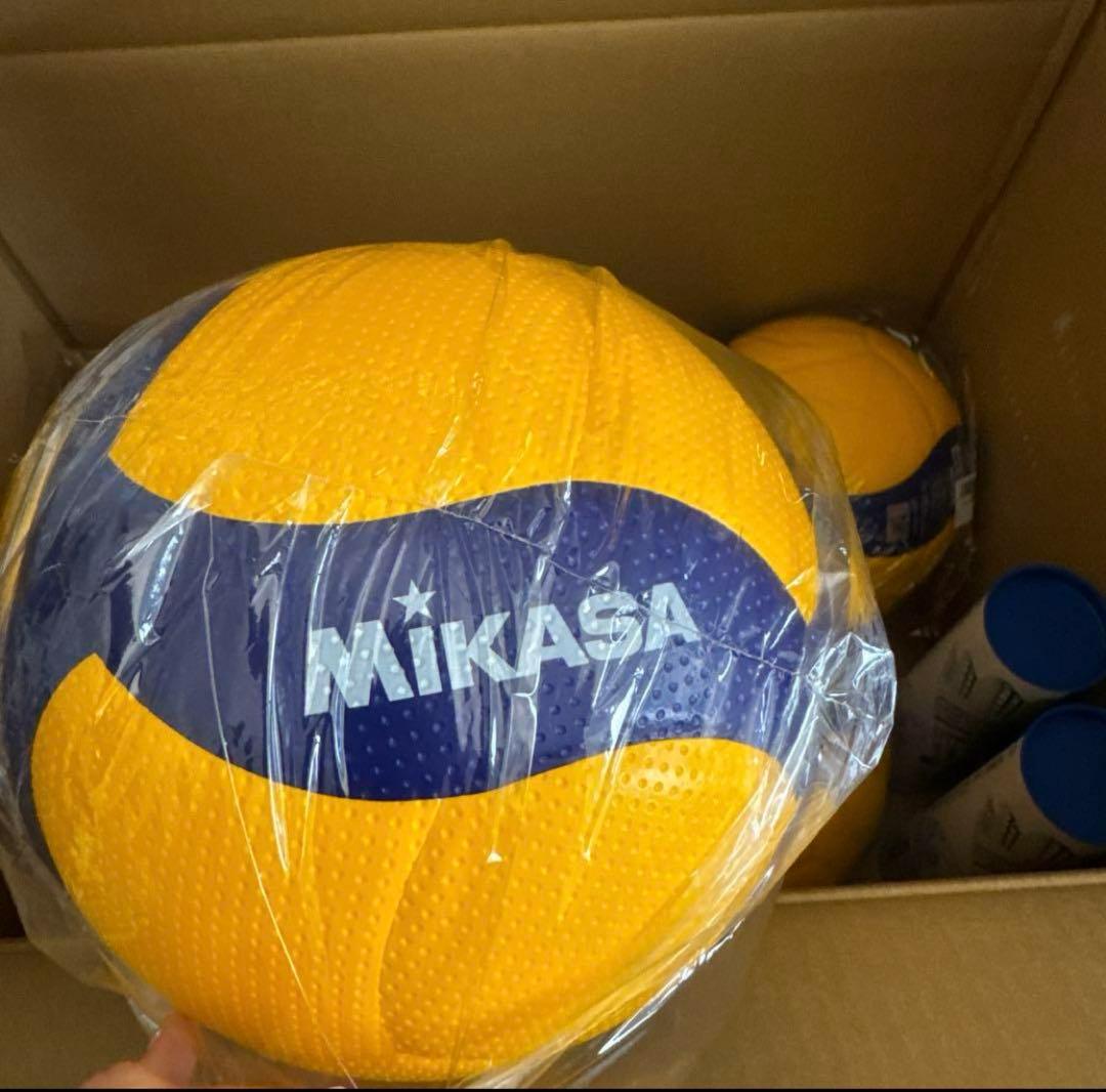 ミカサ(MIKASA)バレーボール 5号 国際公認球イエロー/ブルー V300W