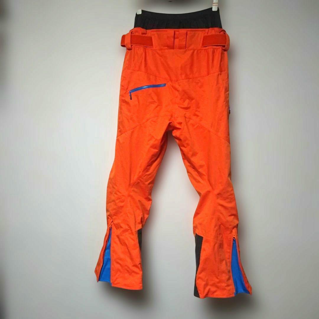 送料無料【MIZUNO】オレンジ無地スキーパンツ M