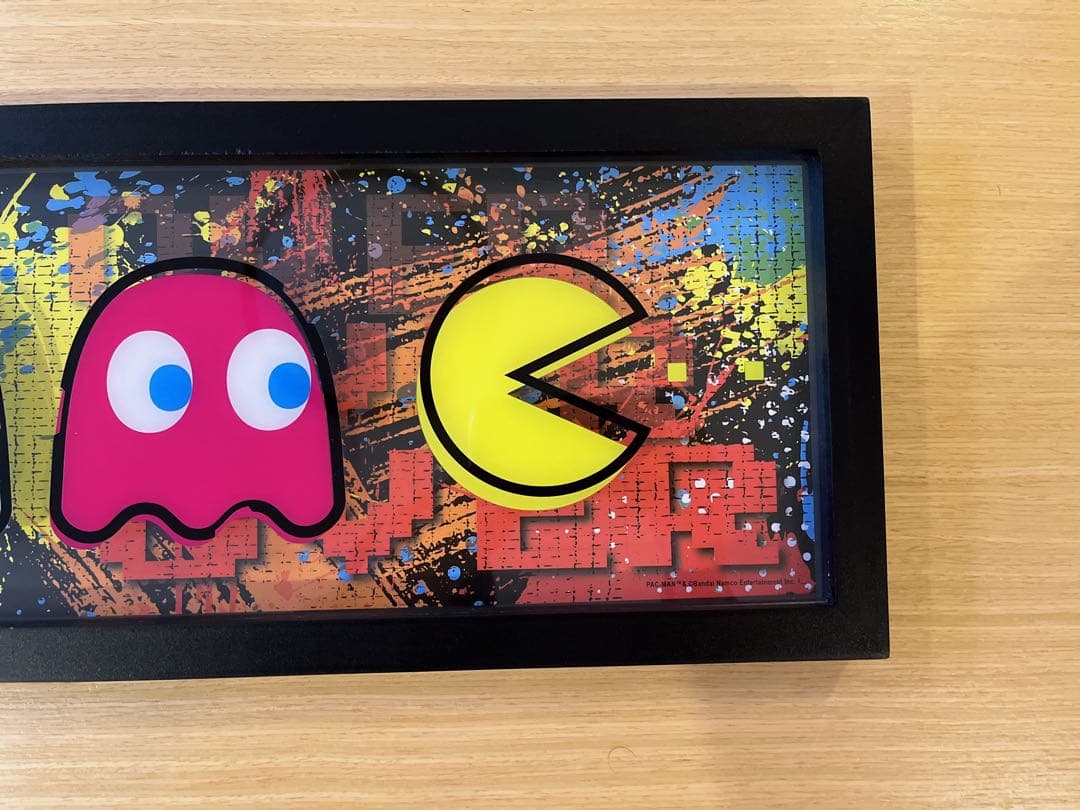 パックマン 90s ウォールアート ウォールデコ 壁掛けアート インテリア