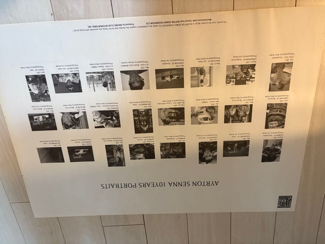 AYRTON SENNA 10YEARS PORTRAITS 24枚　ポスター