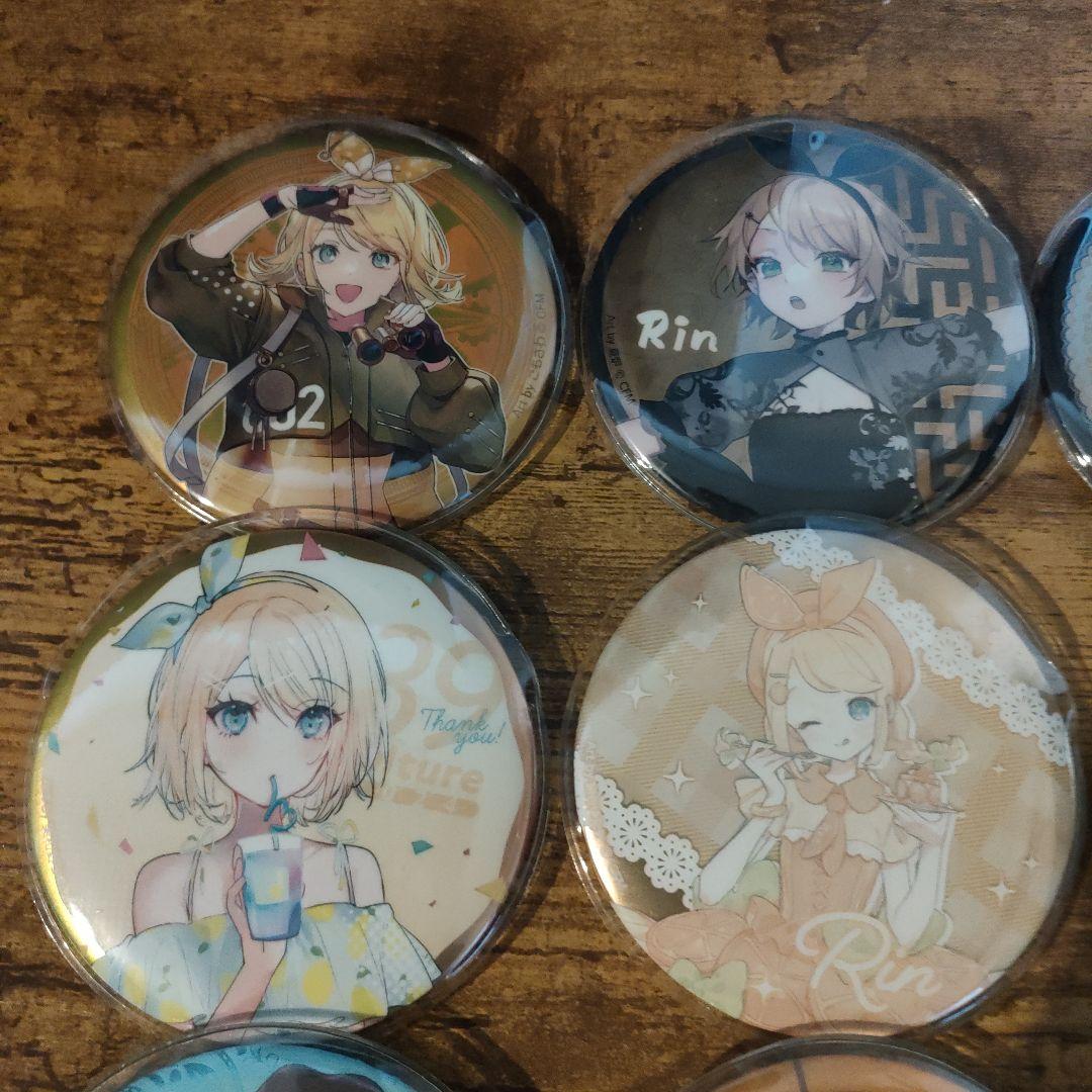 鏡音リン　39culture　缶バッジ