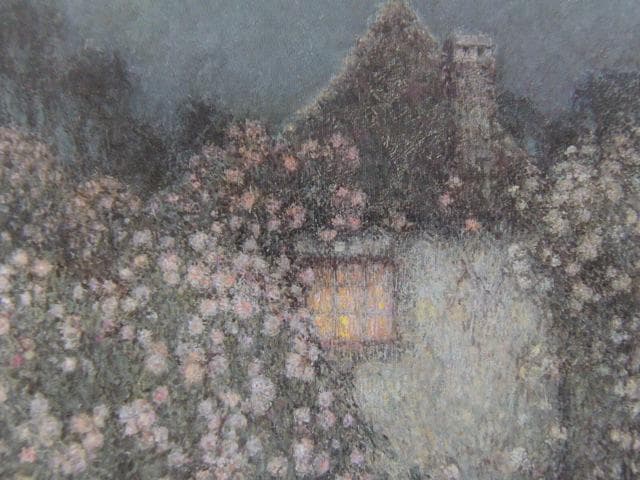 アンリ・ル・シダネル、【離れ屋】、高級画集画、レゾネより